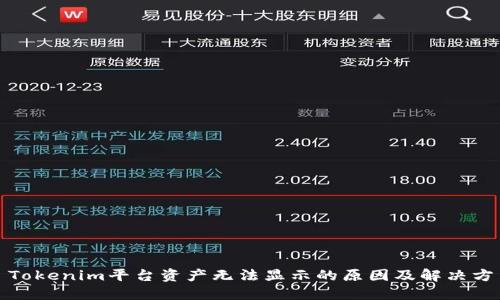 : Tokenim平台资产无法显示的原因及解决方法